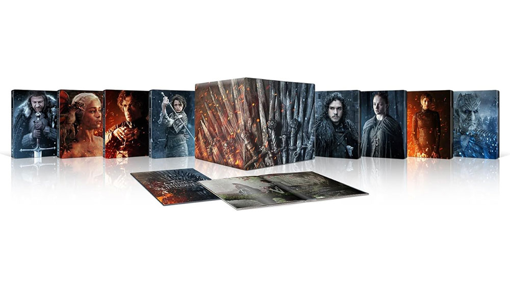 Komplette Serie „Game of Thrones“ in 15th Anniversary Library Case Steelbook-Collection ab November 2026 (UK)