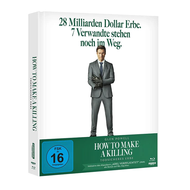 „How to Make a Killing: Todsicheres Erbe“ im 4K Mediabook, auf Blu-ray, DVD & UHD ab Juli 2026 – Update3