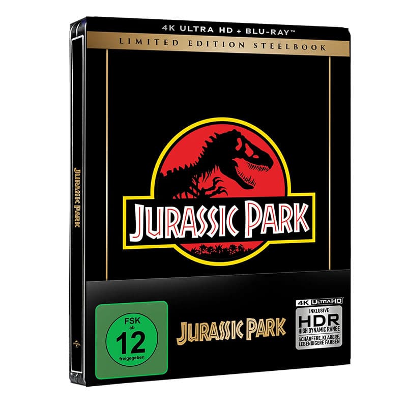 „Jurassic Park“ im 4K Steelbook (Theatrical Poster Edition) ab 2. Quartal 2026 – Update