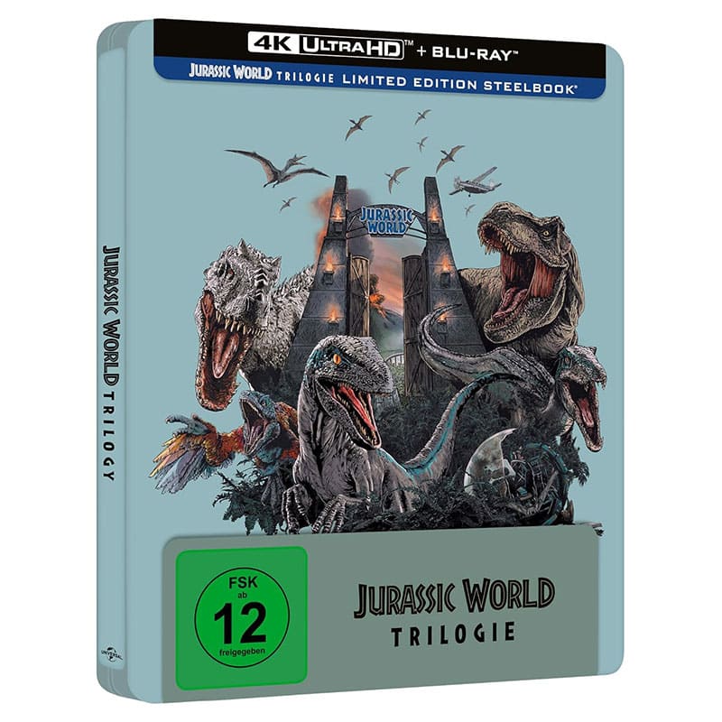 „Jurassic World Trilogy“ im 4K Steelbook für 36,21€