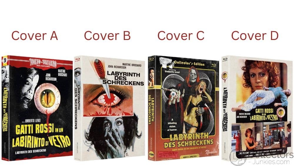 „Labyrinth des Schreckens“ in 4 Blu-ray Mediabooks ab Mai 2026