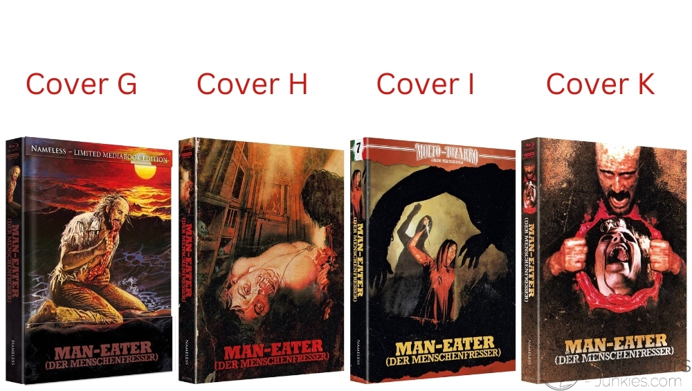 „Man-Eater“ in mehreren 4K Mediabooks ab Mai 2026 – Update