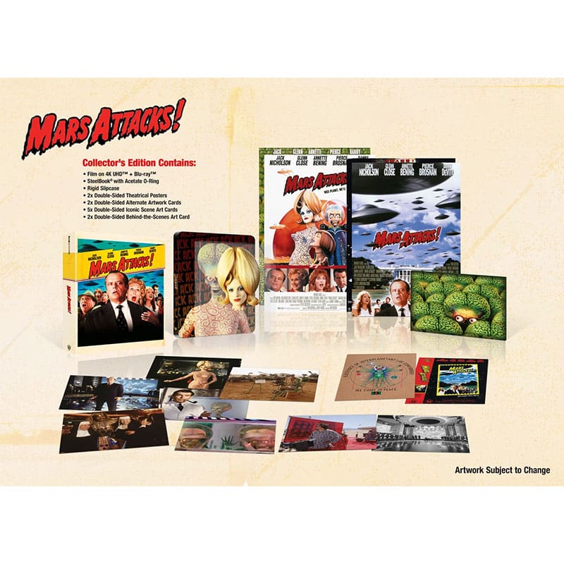 „Mars Attacks!“ demnächst im 4K Steelbook & Collectors Edition (UK/FR/IT) – Update2