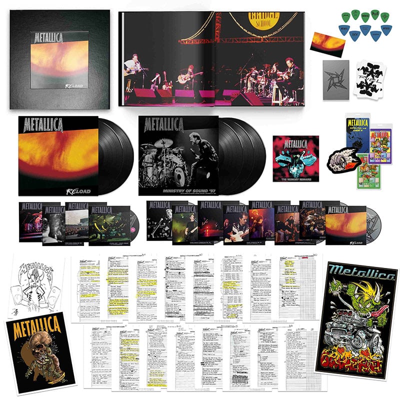 „Metallica: ReLoad (Remastered 2025)“ Limited Deluxe Boxset, auf LP und CD ab Juni 2026