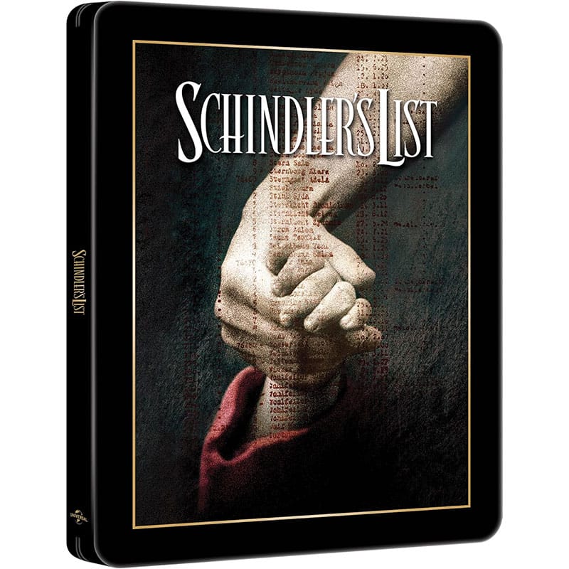 „Schindlers Liste (1993)“ im 4K Steelbook (Theatrical Poster Edition) ab 2. Quartal 2026 (UK/FR)