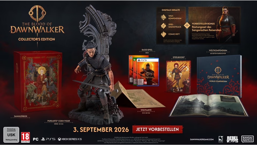 „The Blood of Dawnwalker“ Collectors Edition & Standard Varianten ab September 2026