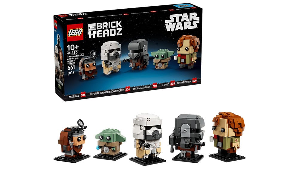 LEGO BrickHeadz „The Mandalorian and Grogu: Verbündete und Bösewichte“