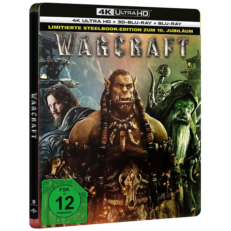 „Warcraft: The Beginning“ im Steelbook (4K/2D/3D) ab Juni 2026 – Update
