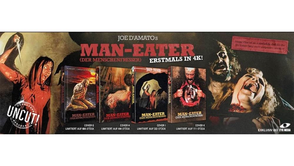 „Man-Eater“ in mehreren 4K Mediabooks ab Mai 2026
