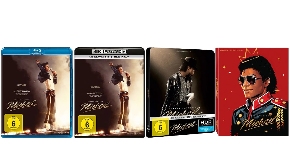 Biopic „Michael (2026)“ in 4K Steelbooks und Standard Varianten ab 2026 – Update4