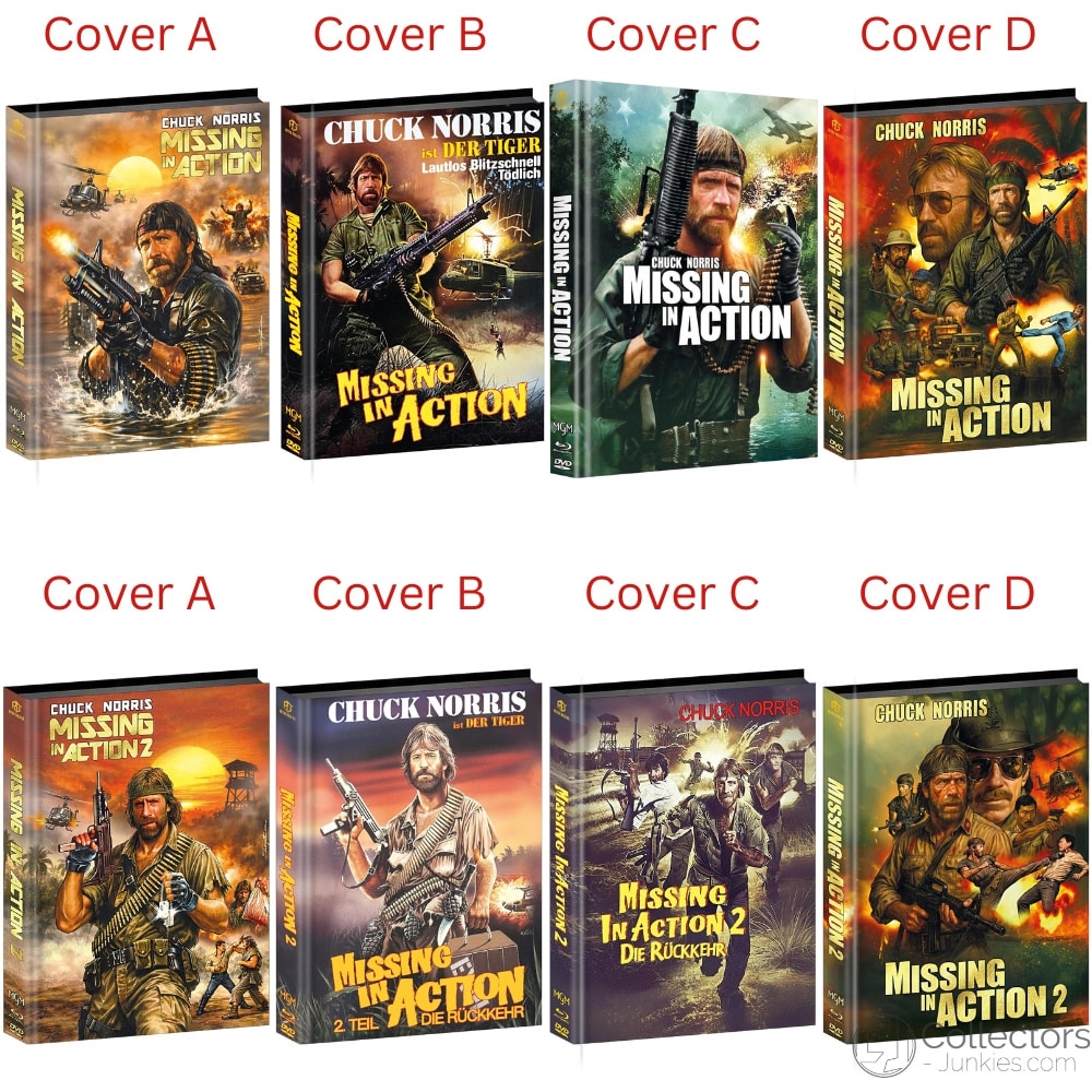 „Missing in Action“ bald in mehreren Blu-ray Mediabooks – Update