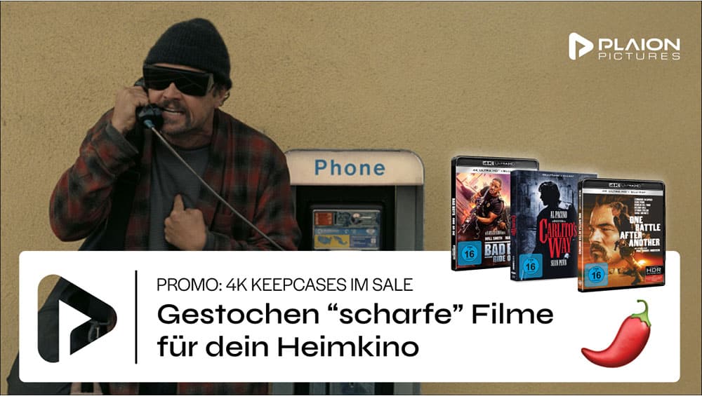 Bis zu 35% Rabatt auf 4K-Standardeditionen bei Plaion Pictures