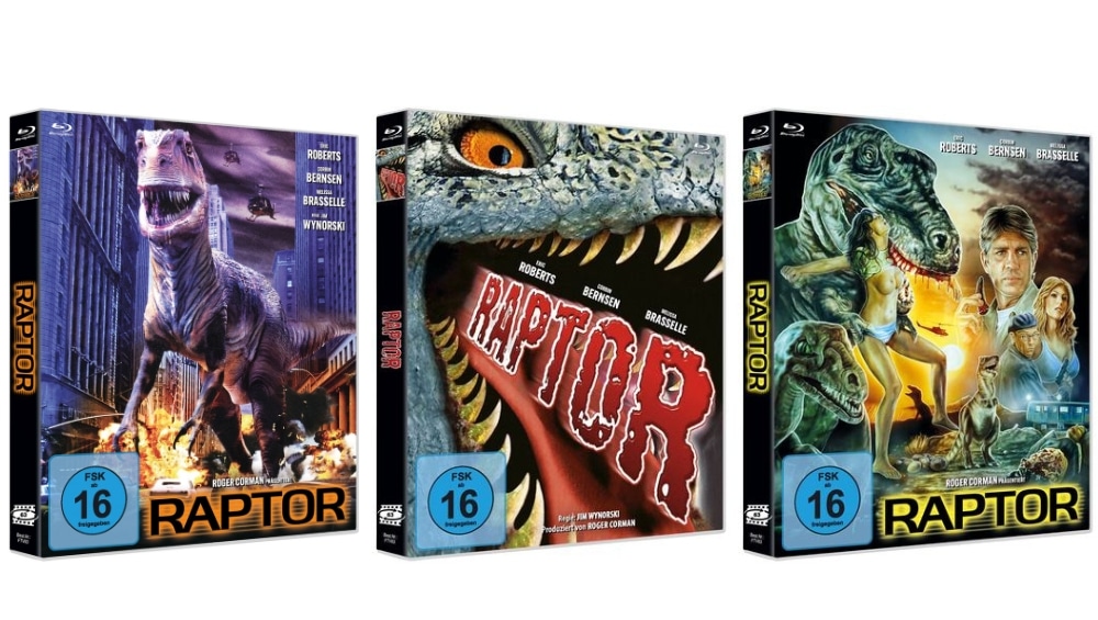 „Raptor“ in drei Cover-Varianten auf Blu-ray ab Juni 2026