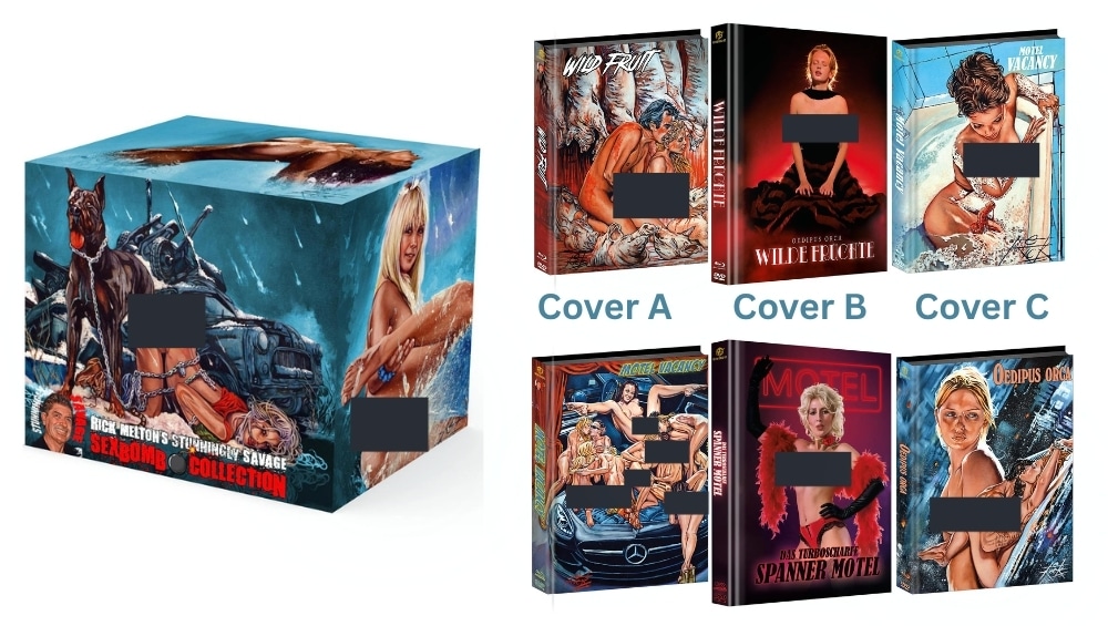 Rick Melton’s „SEX BOMB Collection“ mit mehreren Mediabooks – Update