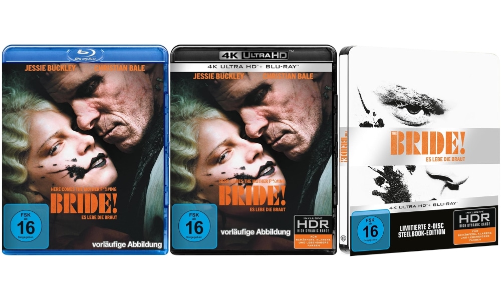 „The Bride!“ im 4K Steelbook & Standard Varianten ab 2. Quartal 2026 – Update5