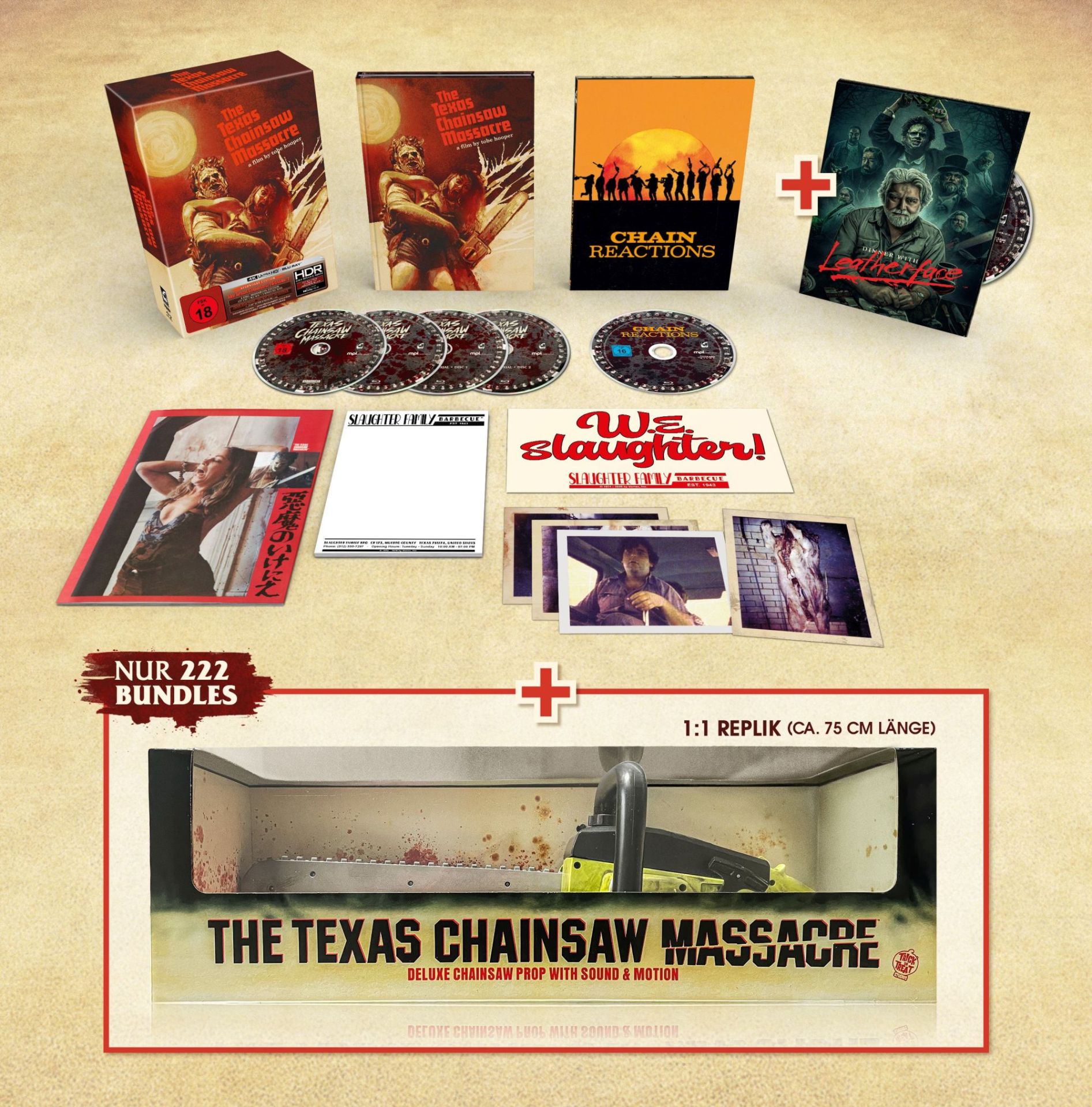 The Texas Chainsaw Massacre – Legendary Bundle (4K UHD + Blu-ray) ab Mai 2026