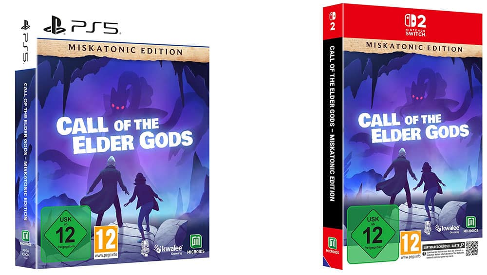 „Call of the Elder Gods“ Miskatonic Edition für Playstation 5 & Nintendo Switch 2 ab Oktober 2026