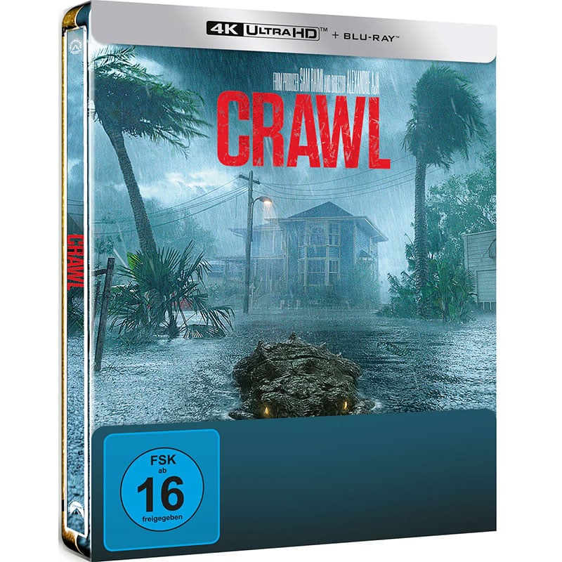 „Crawl“ im 4K UHD Steelbook Edition ab Juli 2026 (FR/UK)