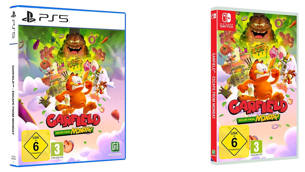 „Garfield – Escape from Monday“ für die Playstation 5 & Nintendo Switch ab September 2026