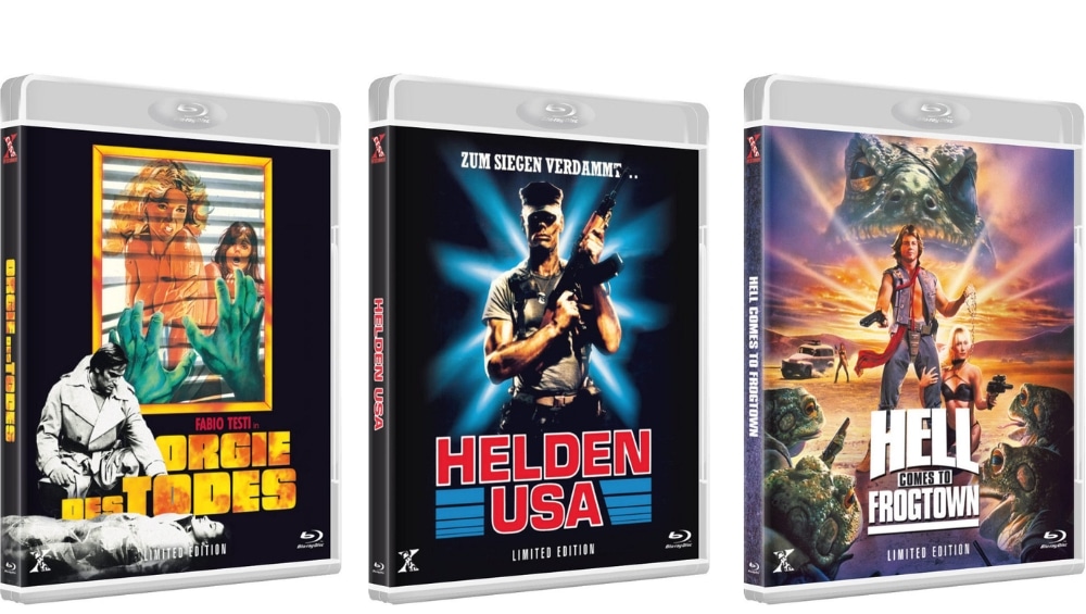 „Hell Comes to Frogtown“, „Helden USA“ & „Enigma Rosso“ jeweils als Blu-ray Standard Variante ab Mai 2026