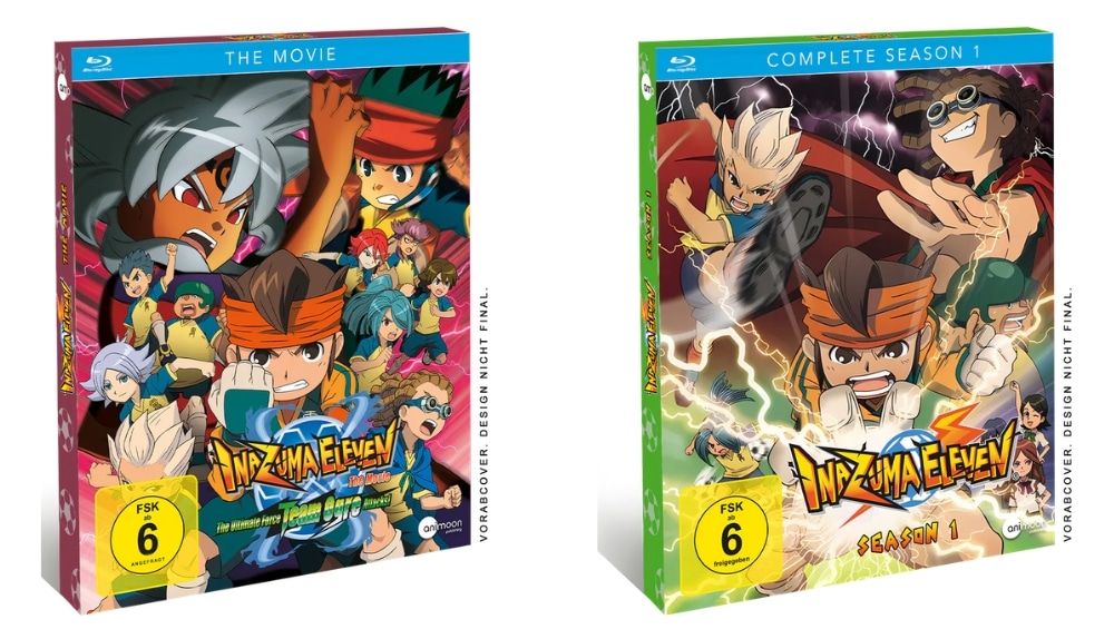 Inazuma Eleven – The Movie: Team Oger greift an & Inazuma Eleven – Staffel 1 Complete Edition auf Blu-ray ab Sommer 2026