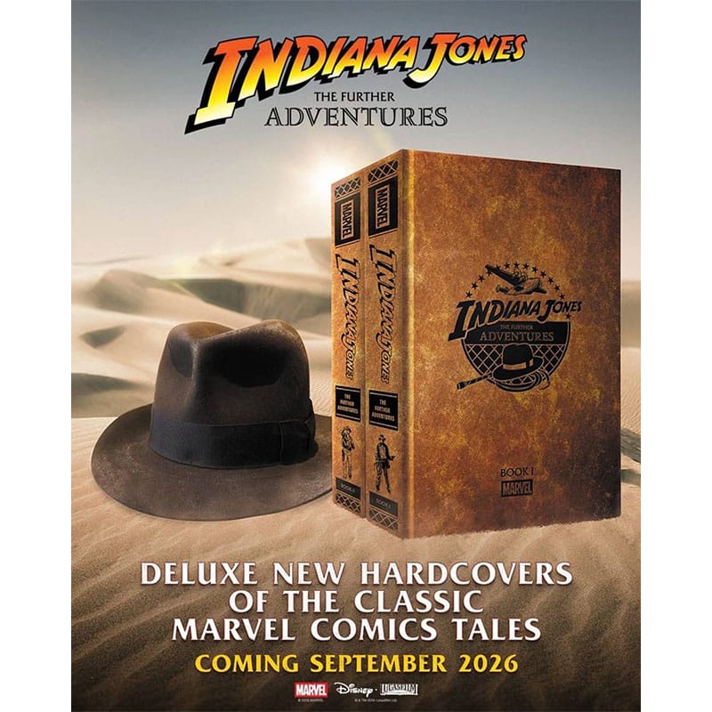 „Indiana Jones: The Further Adventures“ Book 1 & 2 Gebundene Ausgabe ab September 2026
