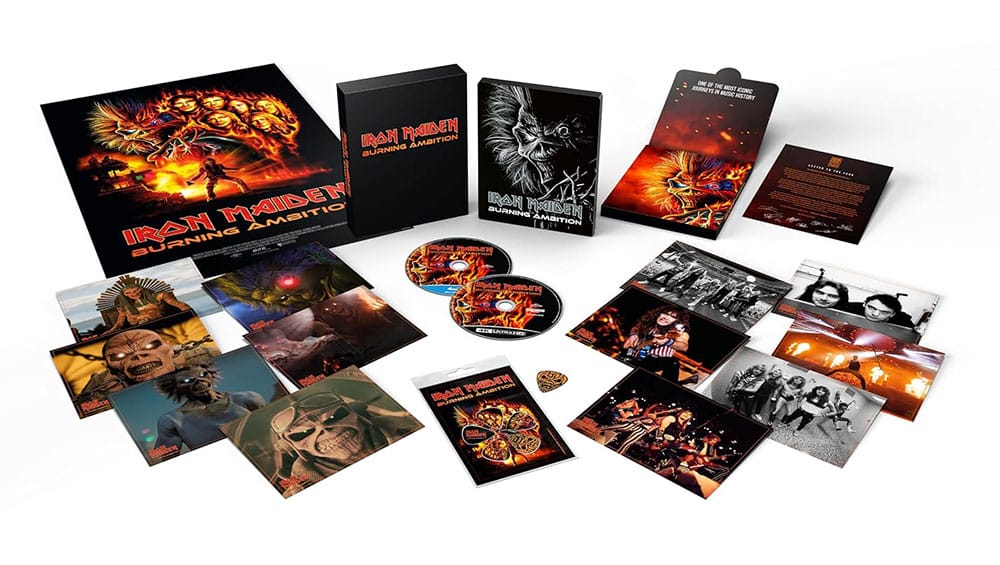 Musik-Doku „Iron Maiden: Burning Ambition“ Blu-ray Standard Variante | 4K Steelbook & Collectors Edition im Ausland ab 2026 – Update