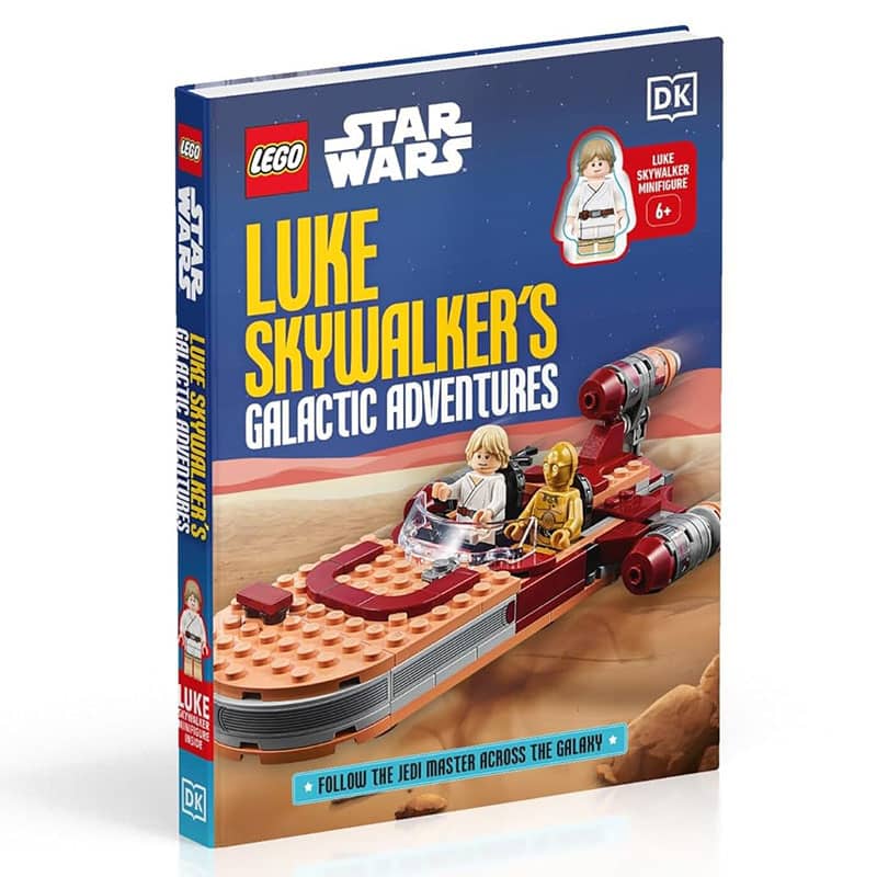 „LEGO Star Wars Luke Skywalker’s Galactic Adventures With Luke Skywalker Minifigure“ Gebundene Ausgabe ab August 2026