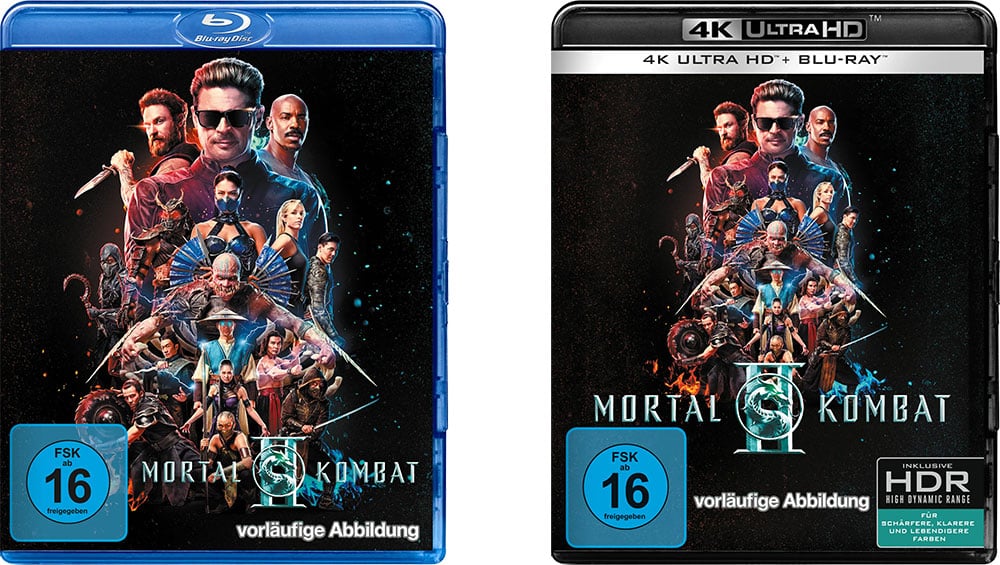 „Mortal Kombat II“ im 4K Steelbook & Standard Varianten ab September 2026 – Update2