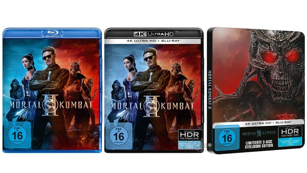 „Mortal Kombat II“ im 4K Steelbook & Standard Varianten ab August 2026 – Update5
