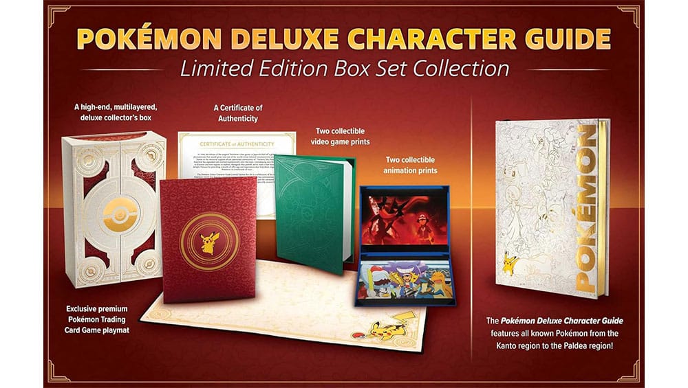 „Pokémon Deluxe Character Guide“ Limited Edition Box Set Collection ab August 2026