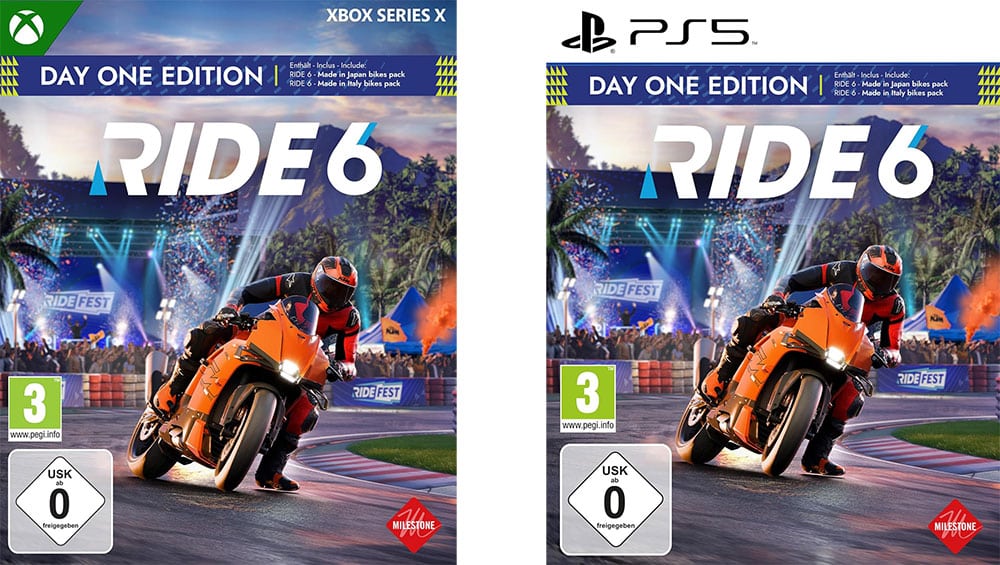„RIDE 6 Day“ One Edition für die Playstation 5 & Xbox Series X für je 43,99€