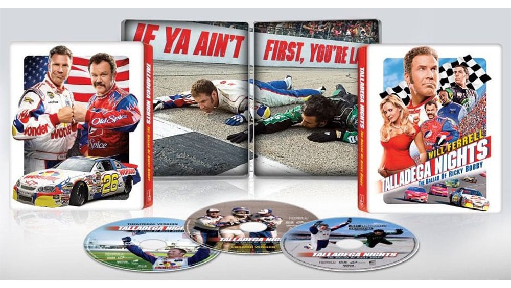 „Ricky Bobby – König der Rennfahrer“ im 4K Steelbook ab 3. Quartal 2026 (US)
