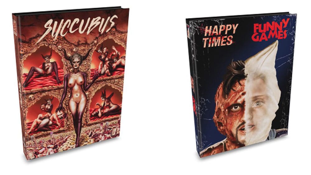 „Succubus“ & „Happy Times – Ein blutiges Fest/Funny Games“ in Blu-ray Mediabooks ab Juli 2026