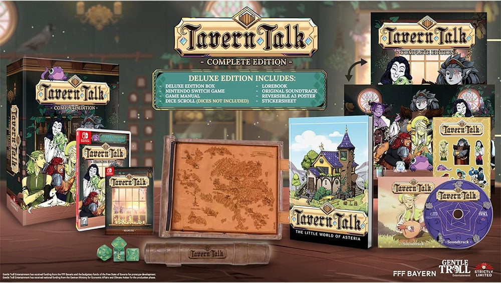 „Tavern Talk – Complete Edition“ Deluxe Edition & Standard Variante für Nintendo Switch ab Oktober 2026