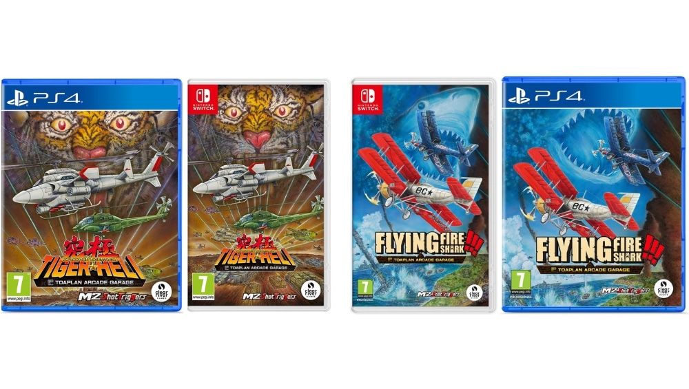 „Toaplan Arcade Garage: Kyukyoku Tiger-Heli“ & „Toaplan Arcade Garage: Flying Fire Shark“ für Nintendo Switch & PS4 ab August 2026