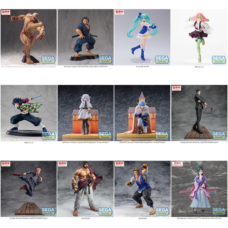 12 Luminasta- und FiGURiZMα-Figuren von SEGA ab 1. Quartal 2027