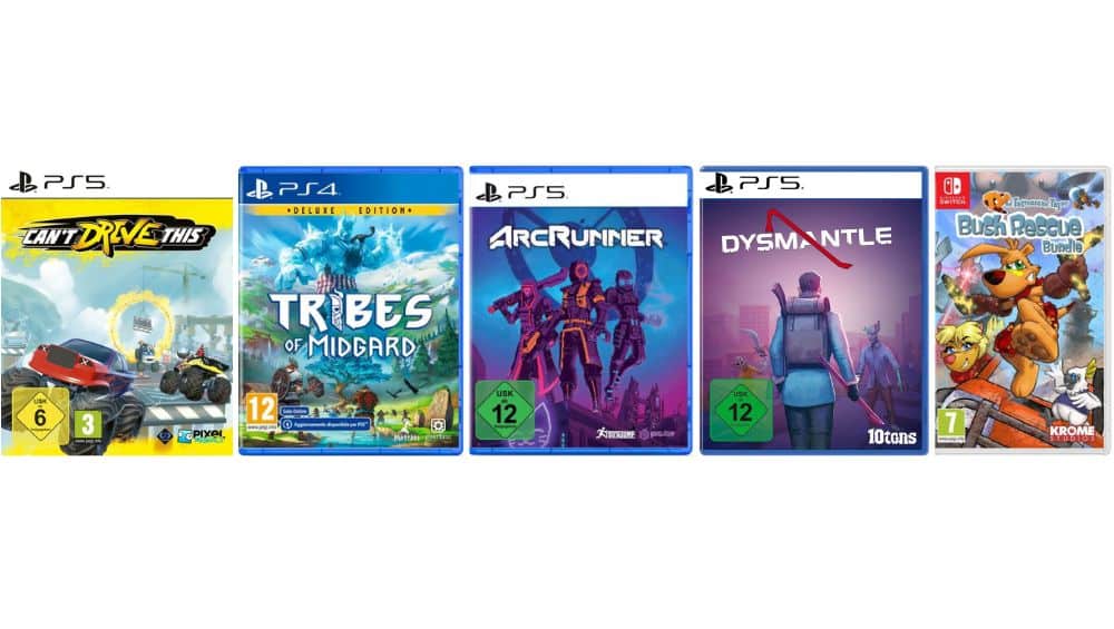 "Tribes of Midgard“ in der Deluxe Edition für 3,99€, "Dysmantle“ ist für die Playstation 5 für 9,99€ und weitere Angebote bei 4u2play 1