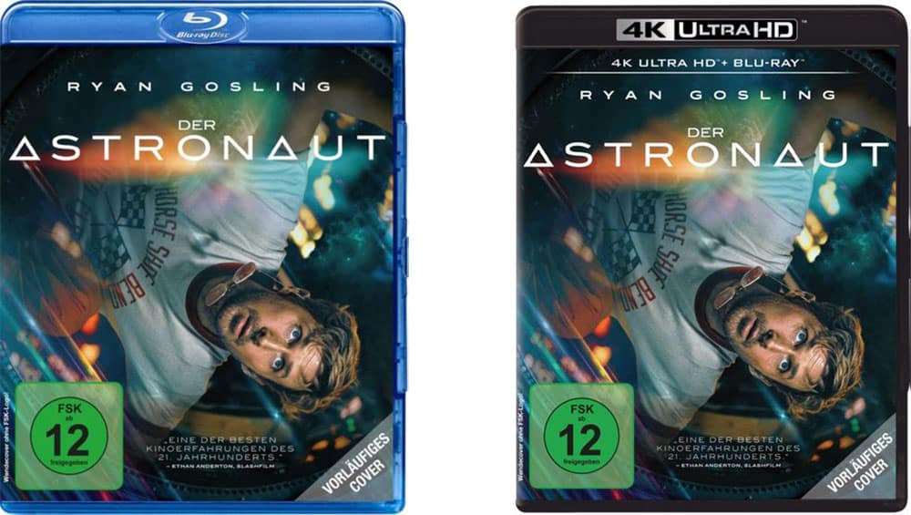 „Der Astronaut – Project Hail Mary“ Standard Varianten auf 4K UHD, Blu-ray & DVD ab 2026 | 4K Steelbook im Ausland – Update