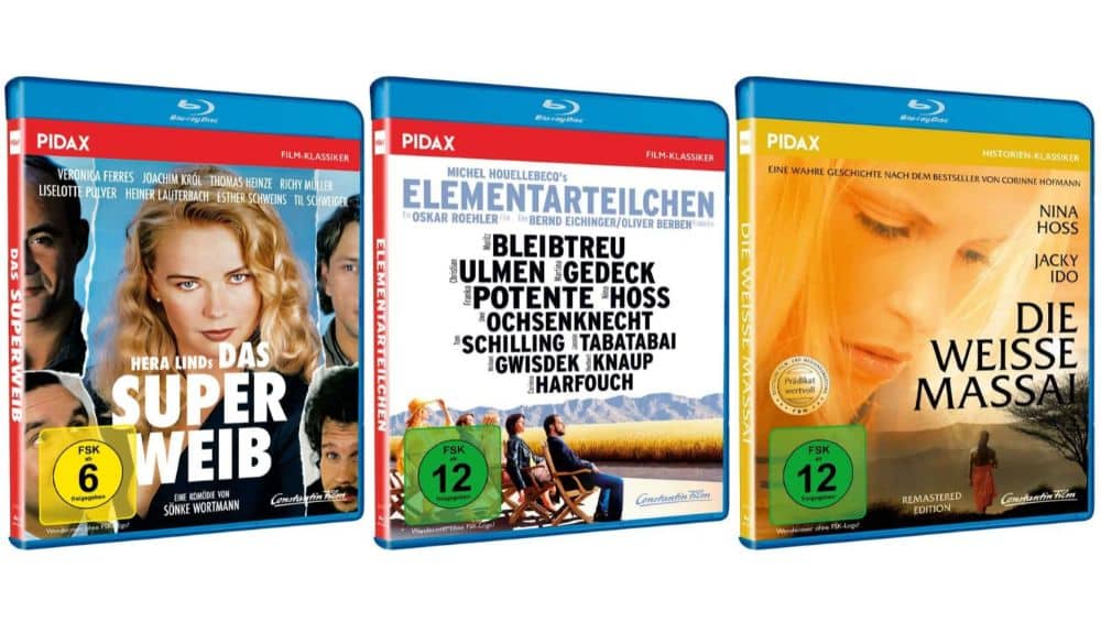 „Elementarteilchen“, „Das Superweib“ & „Die weisse Massai“ auf Blu-ray ab November 2026