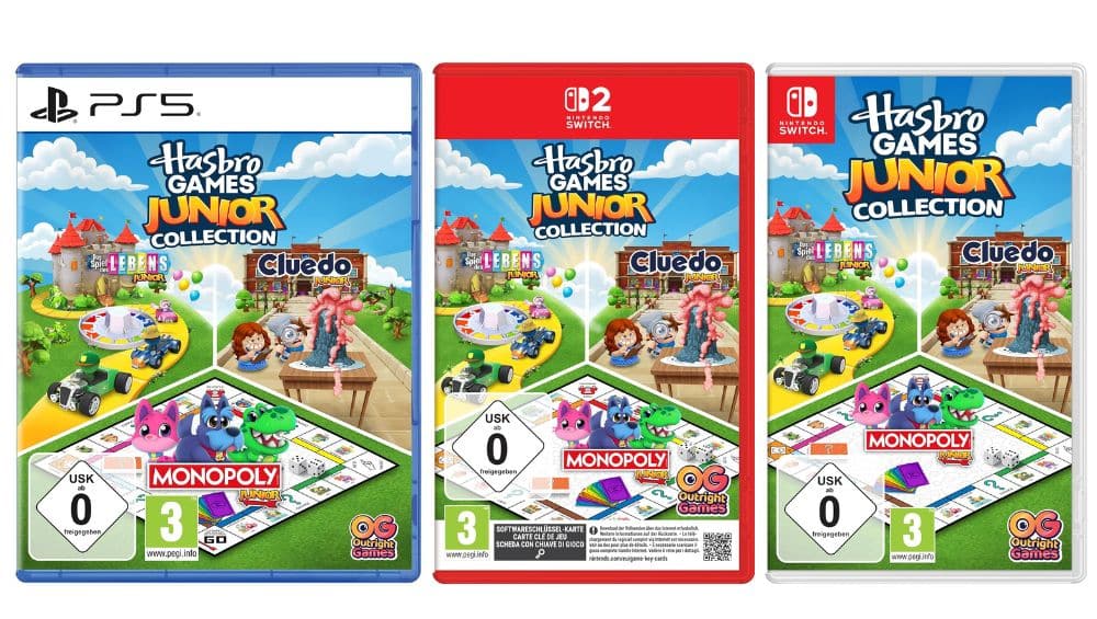 „Hasbro Games Junior Collection“ für Playstation 5, Nintendo Switch & Switch 2 ab November 2026