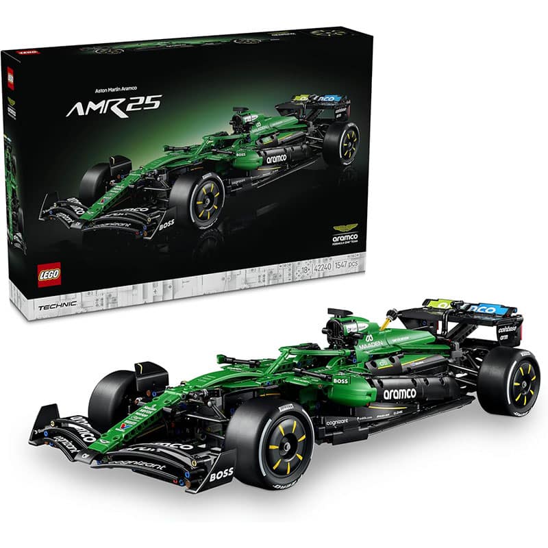LEGO Technic „Aston Martin Aramco AMR25 Formel 1 Rennwagen“ ab Juli 2026