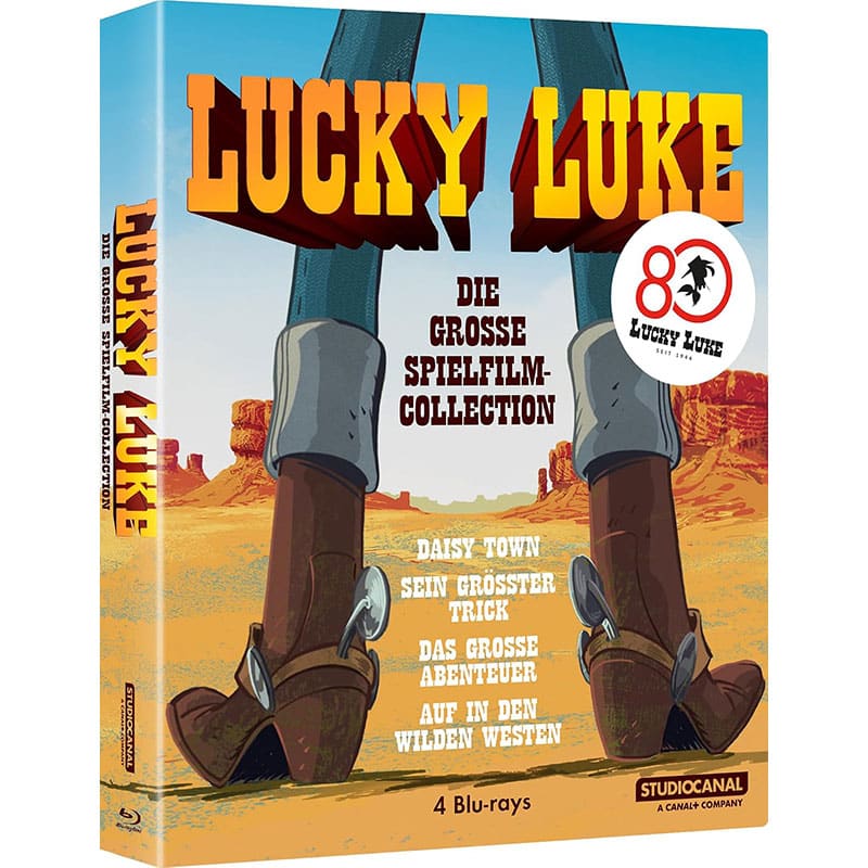 „Lucky Luke: Die große Spielfilm-Collection“ ab September 2026 auf Blu-ray