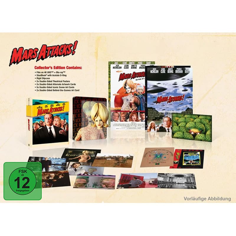„Mars Attacks!“ demnächst im 4K Steelbook & 4K Collectors Edition – Update3