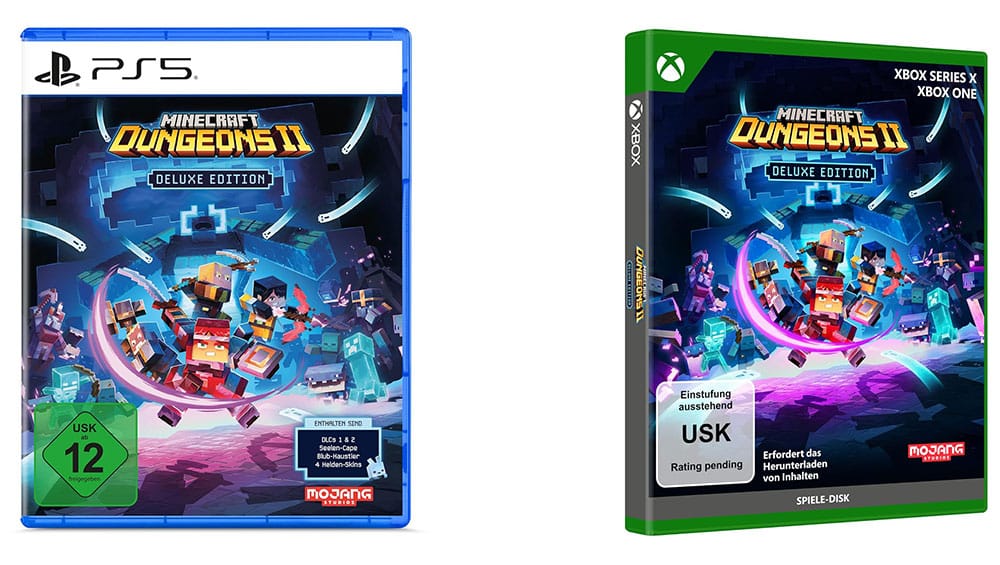 „Minecraft Dungeons II“ Deluxe Edition für Playstation 5  & Xbox Series X ab September 2026