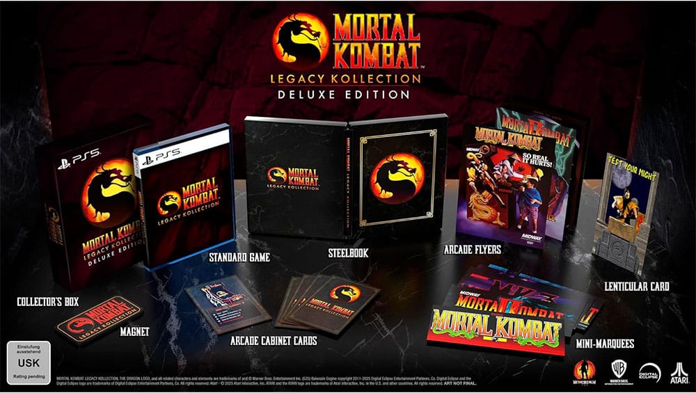 "Mortal Kombat: Legacy Kollection" Deluxe Edition für die Playstation 5 für 39,99€ 1