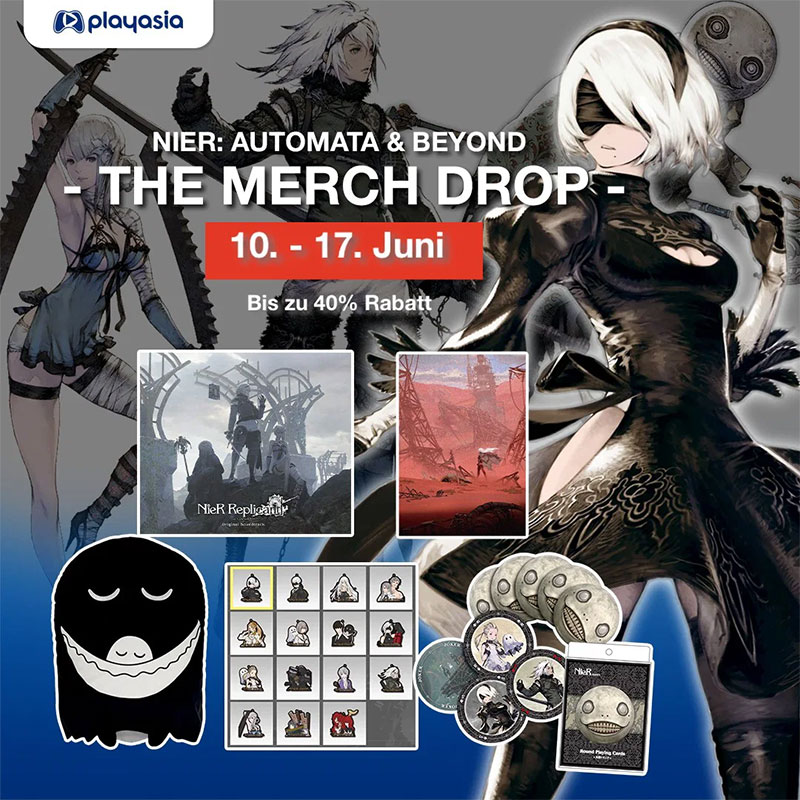 NieR Merch Sale bei Play Asia mit bis zu 40% Rabatt