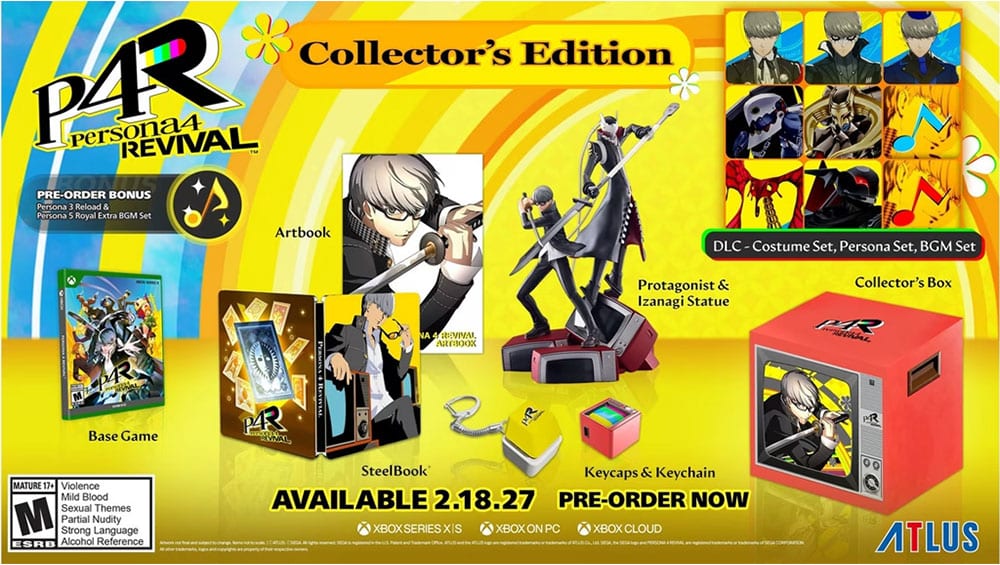 „Persona 4 Revival“ Collectors Edition, Limited Edition & Standard Variante für die PS5 ab Februar 2027 – Update3