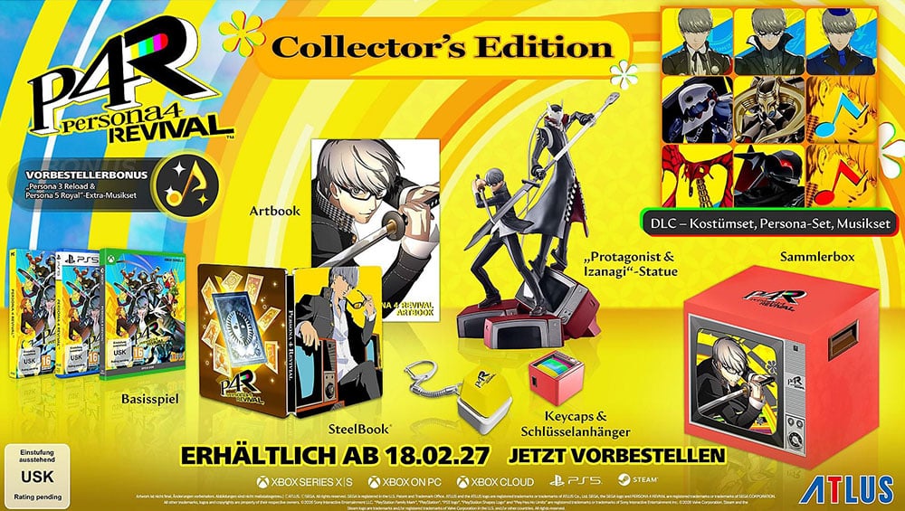 „Persona 4 Revival“ Collectors Edition, Limited Edition & Standard Variante für die PS5 ab Februar 2027 – Update6
