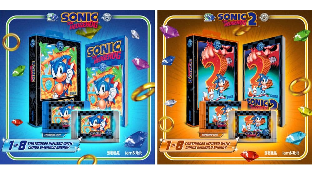 „Sonic the Hedgehog“ & „Sonic the Hedgehog 2“ 35th Anniversary Legacy Cartridge Collection ab 3. Quartal 2026
